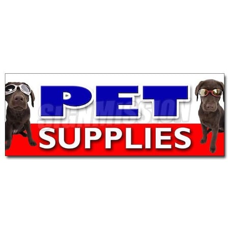 Signmission Safety Sign, 24 in Height, Vinyl, 9 in Length, Pet Supplies D-24 Pet Supplies